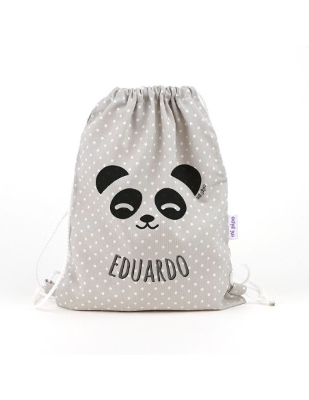 Petate Panda Gris personalizado