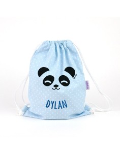 Petate Panda Azul personalizado