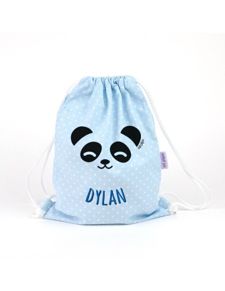 Petate Panda Azul personalizado