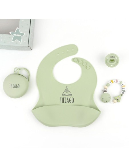 Cajita Gummy Tipi Verde Soft personalizada