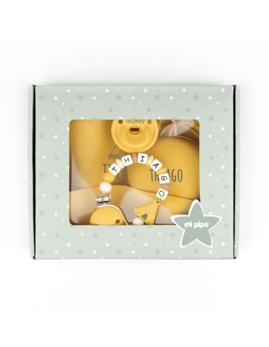 Cajita Gummy Tipi Mostaza personalizada