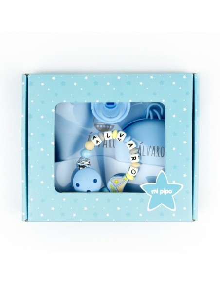 Cajita Gummy Barquito Azul personalizada