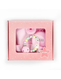 Cajita Gummy Unicornio Rosa personalizada 2