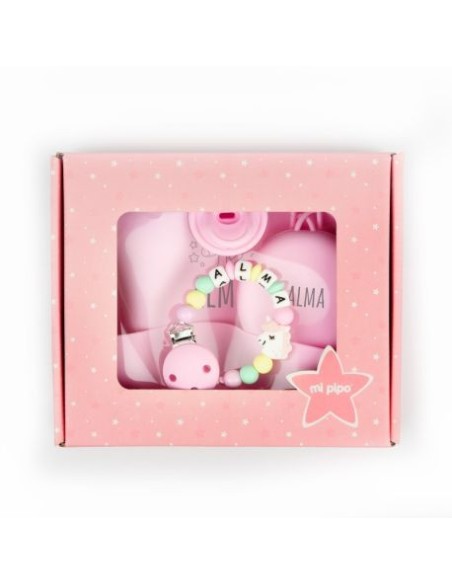Cajita Gummy Unicornio Rosa personalizada