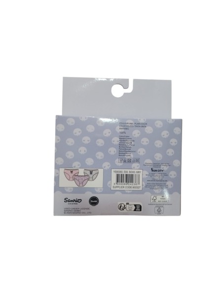 Pack de 3 braguitas Kuromi
