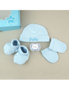 Cajita Set Recién Nacido Rosa Personalizado