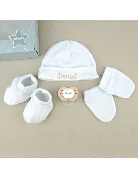Cajita Set Recién Nacido Beige Personalizado