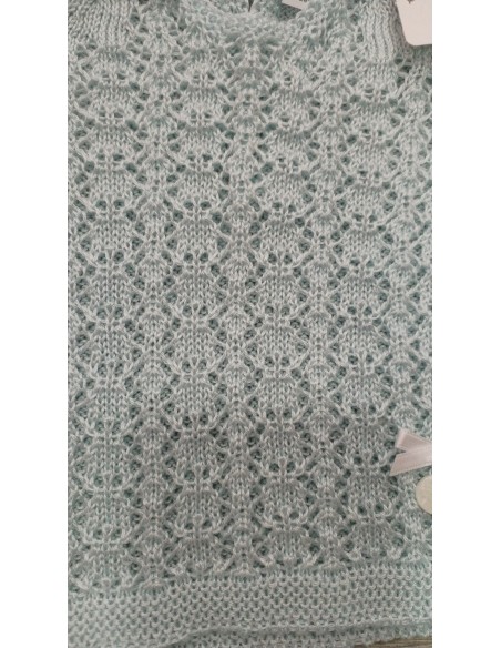 Conjunto hilo azul verdoso