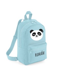 Mochila Medium Nylon Panda personalizada, color a elegir 2