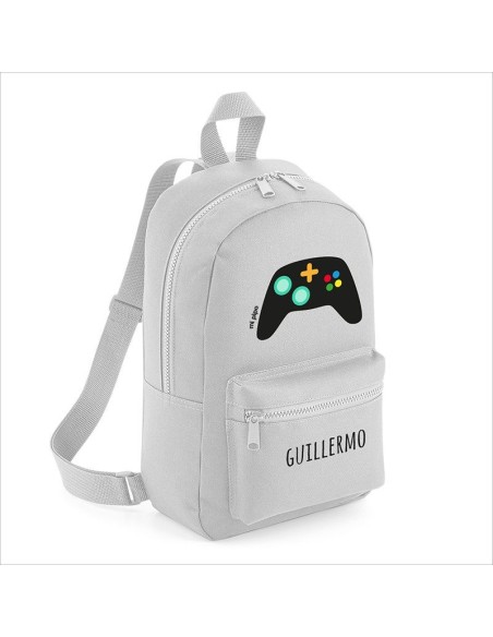Mochila Medium Nylon Consola personalizada, color a elegir