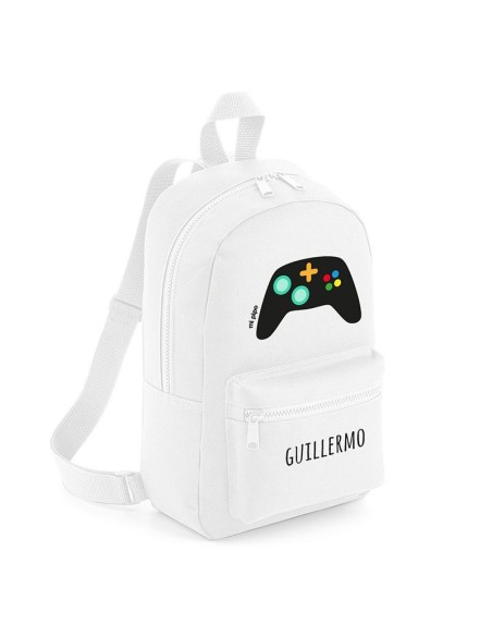 Mochila Medium Nylon Consola personalizada, color a elegir