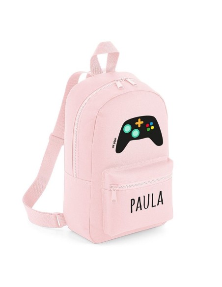 Mochila Medium Nylon Consola personalizada, color a elegir