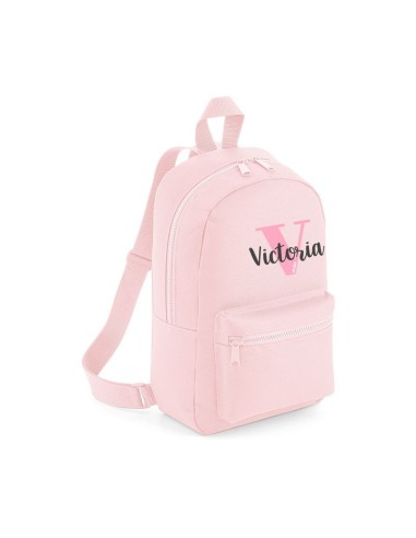 Mochila Medium Nylon elige color de Inicial, color de mochila a elegir
