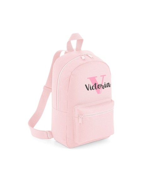 Mochila Medium Nylon elige color de Inicial, color de mochila a elegir
