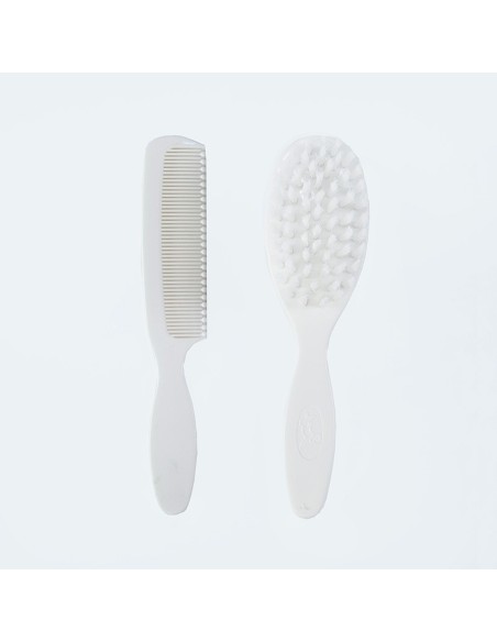 Set Cepillo y peine blanco Personalizados