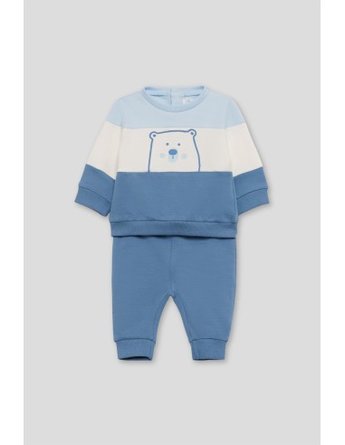 Street Monkey chandal de bebe niño osito celeste