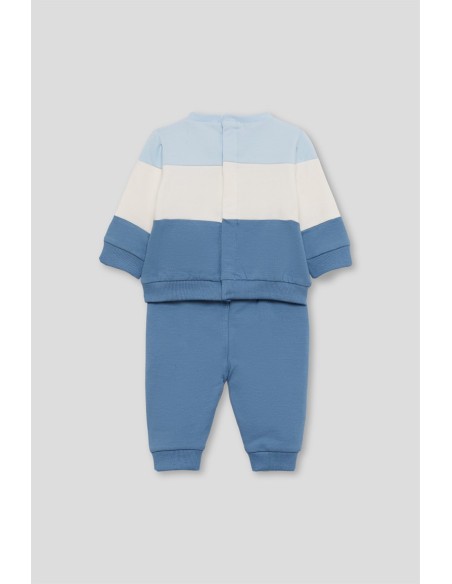 Street Monkey chandal de bebe niño osito celeste