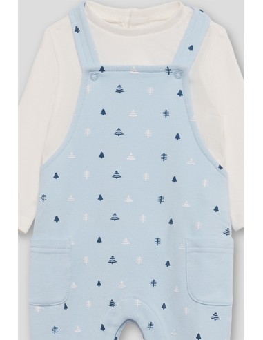 Street Monkey peto de bebe celeste.