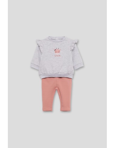 Street Monkey conjunto niña rosa