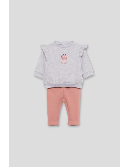 Street Monkey conjunto niña rosa