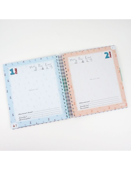Cumplo 1, el Diario del primer año de Mi Pipo con regalo de chupete