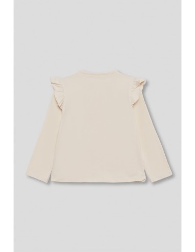 Camiseta volante beige Street Monkey