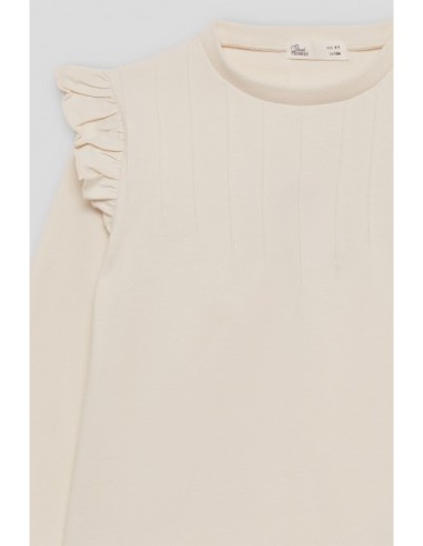 Camiseta volante beige Street Monkey