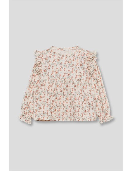 Street Monkey blusa de niña de flores