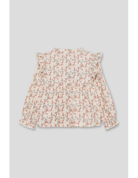 Street Monkey blusa de niña de flores