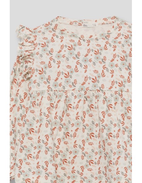Street Monkey blusa de niña de flores