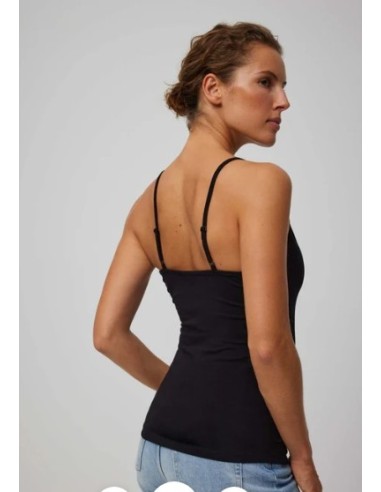 Ysabel Mora camiseta tirantes fino mujer algodon.