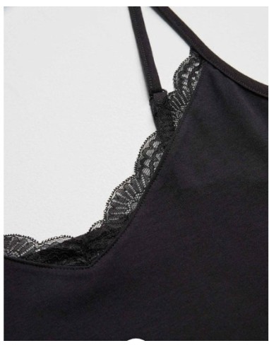 Ysabel Mora camiseta tirantes fino mujer algodon.