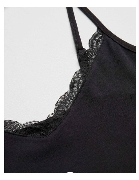 Ysabel Mora camiseta tirantes fino mujer algodon.