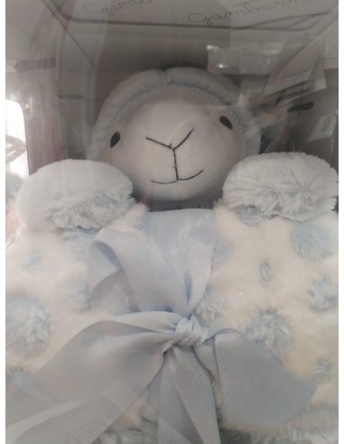 Gamberritos mantita y peluche en forma de ovejita