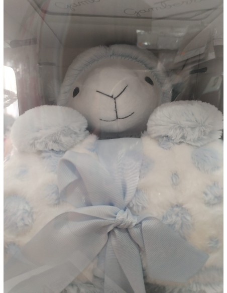 Gamberritos mantita y peluche en forma de ovejita