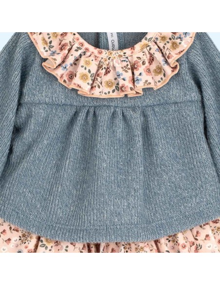 Conjunto pololo niña azul poniente
