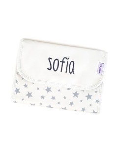NUEVO Portadocumentos Estrellas Gris Personalizado
