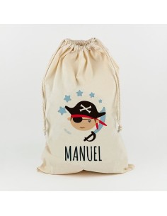 Saco para Juguetes Personalizado Pirata