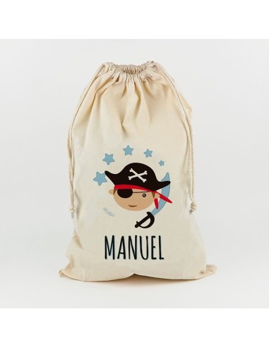Saco para Juguetes Personalizado Pirata