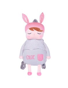 Mochila Metoo Angela Gris personalizada
