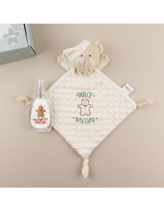Cajita Dou dou Clásico Beige y Colonia Dulce Navidad