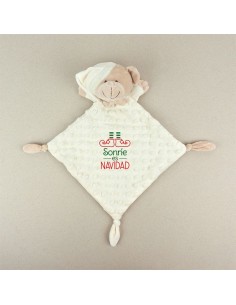 Dou Dou Clásico Beige Sonríe, es Navidad Elfo