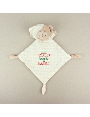 Dou Dou Clásico Beige Sonríe, es Navidad Elfo