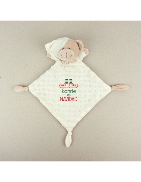 Dou Dou Clásico Beige Sonríe, es Navidad Elfo
