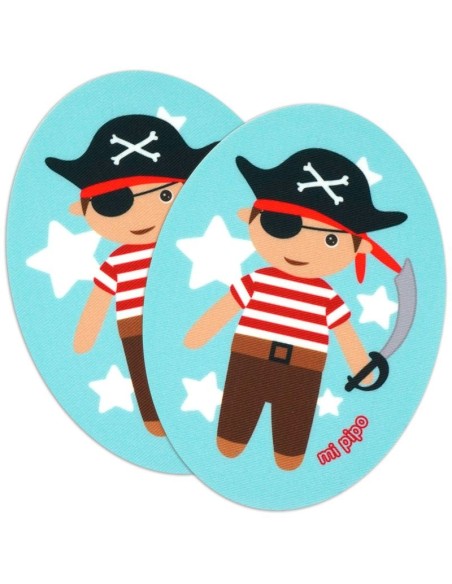 Parches termoadhesivos para ropa Pirata 2u