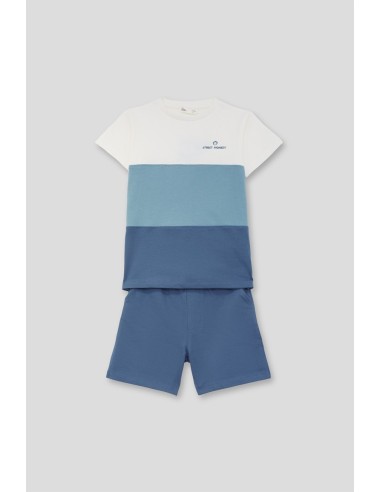 Conjunto niño tonos azulones