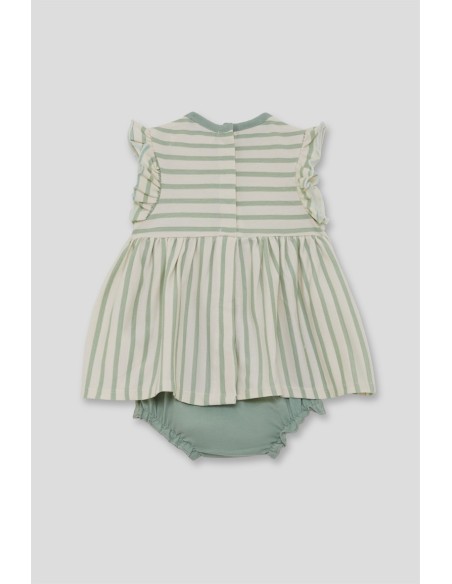 Street Monkey vestido de bebe rayitas