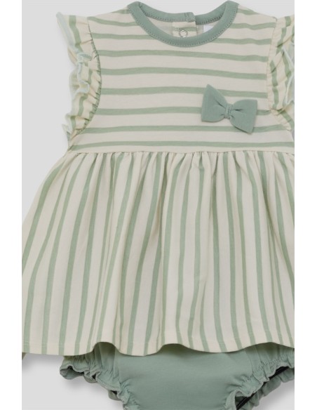 Street Monkey vestido de bebe rayitas