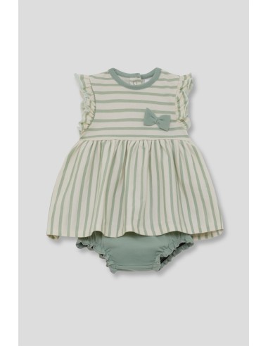 Street Monkey vestido de bebe rayitas