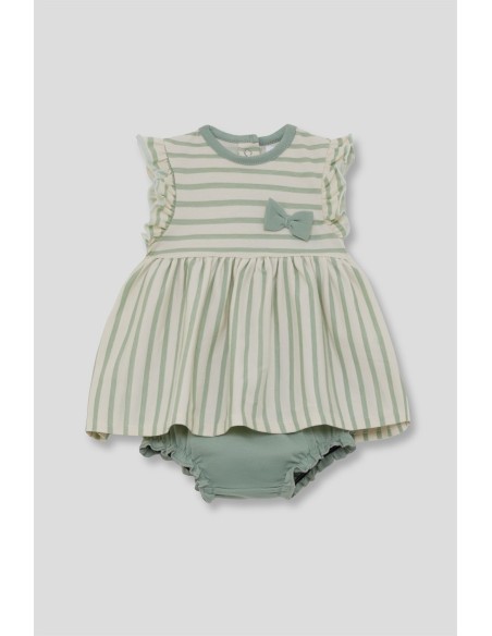 Street Monkey vestido de bebe rayitas